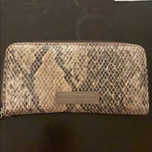 BCBC faux snakeskin wallet